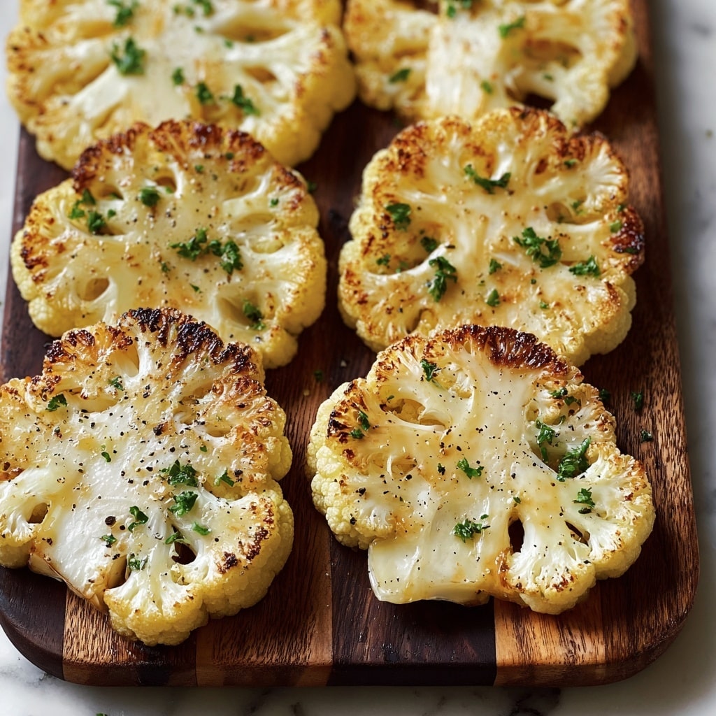 Cheesy Cauliflower Steaks Recipe