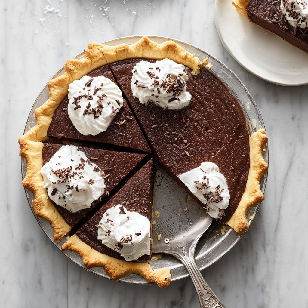 Fudgy Chocolate Brownie Pie Recipe - Recipe Image