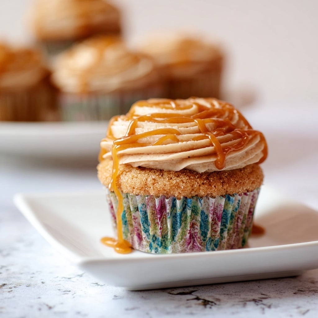 Caramel Churro Cupcakes Recipe - Recipe Image