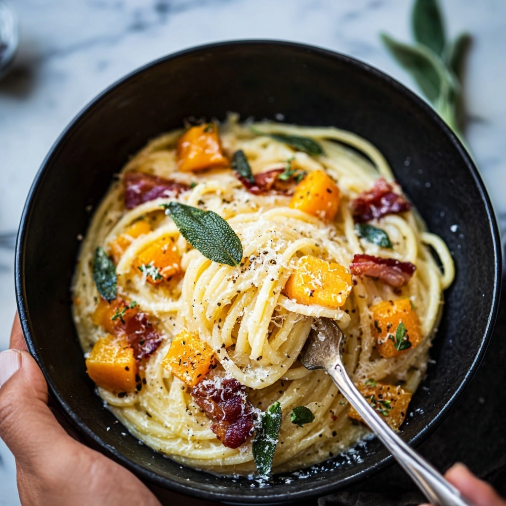 Roasted Butternut Squash and Sage Pasta Recipe - Recipe Image