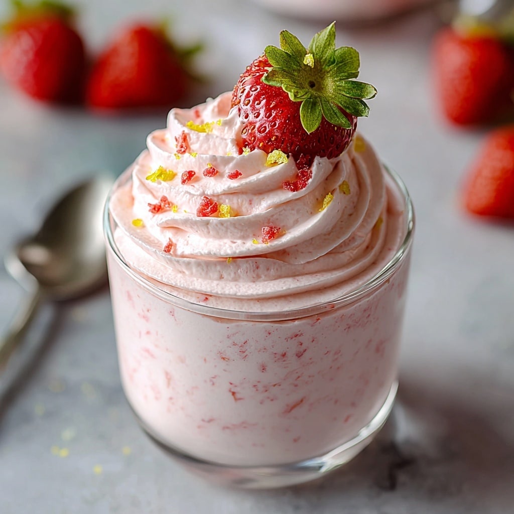 Strawberry Mousse Recipe - Recipe Image