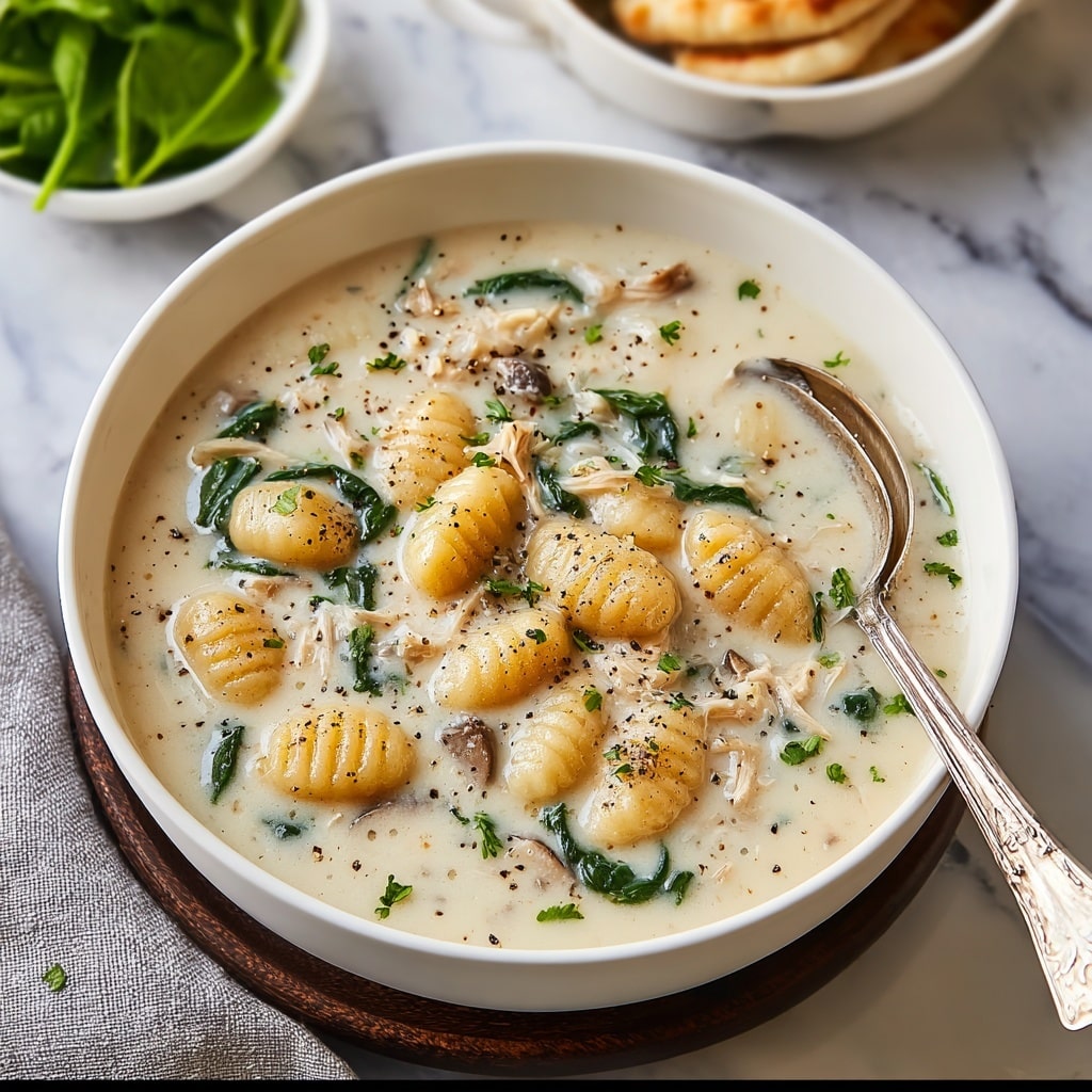 Better Than Olive Garden Chicken Gnocchi Soup Recipe - Recipe Image