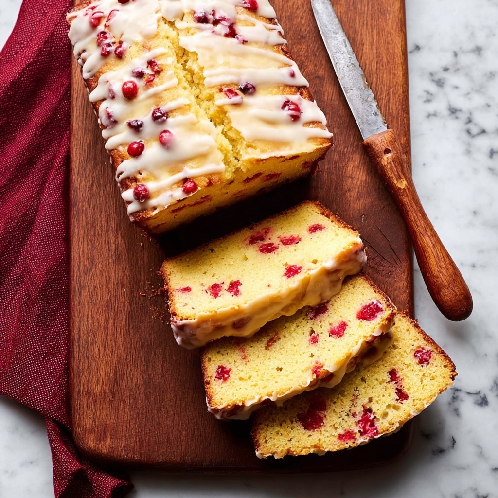 Cranberry Orange Bread with Orange Glaze Recipe - Recipe Image