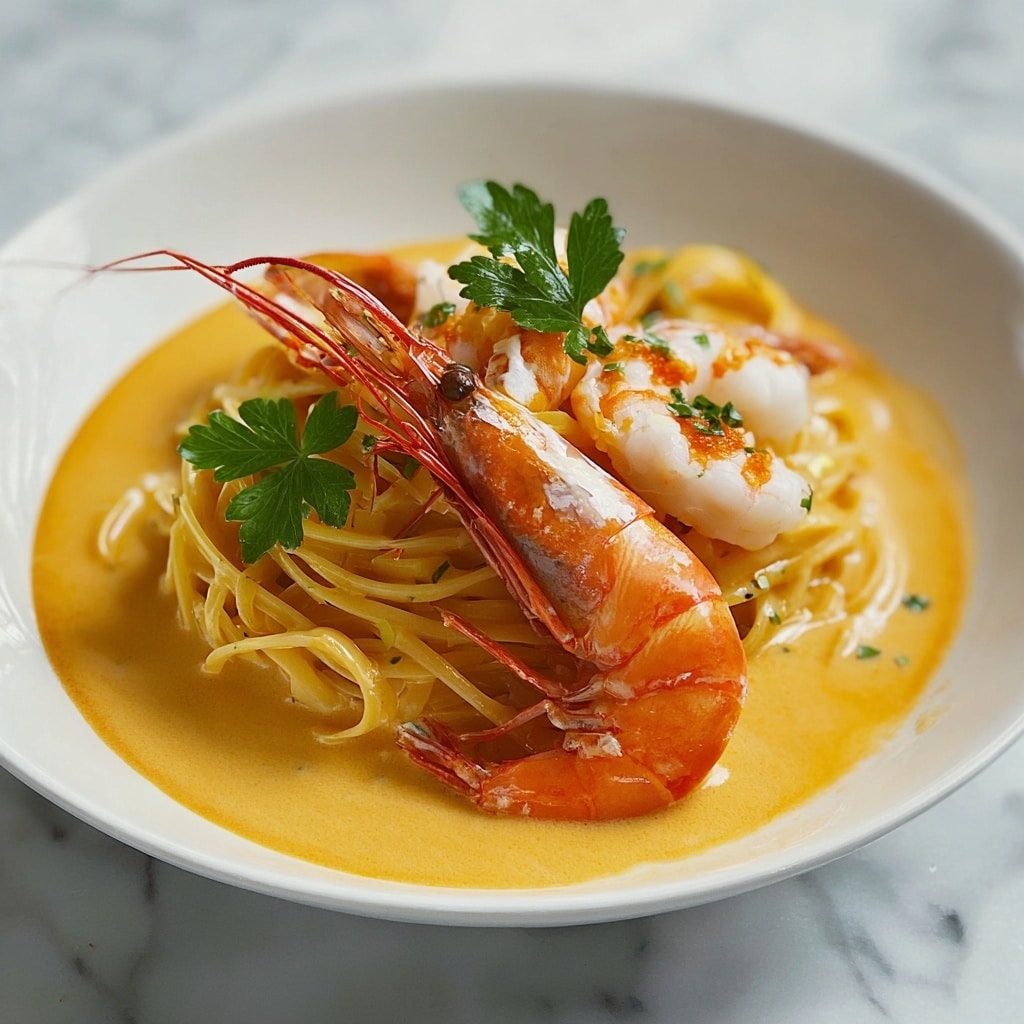 Creamy Lobster Curry Pasta: An Amazing Ultimate Recipe - Recipe Image