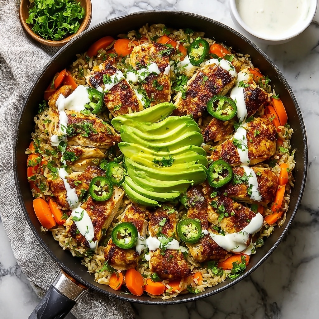 Creamy Cilantro Lime Chicken and Rice Recipe - Recipe Image