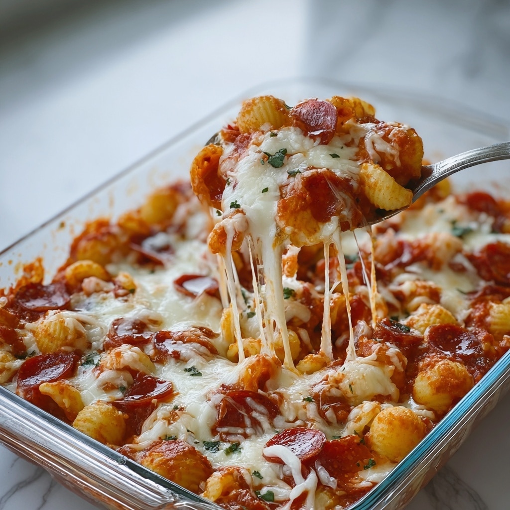 Tater Tot Pizza Casserole Recipe - Recipe Image