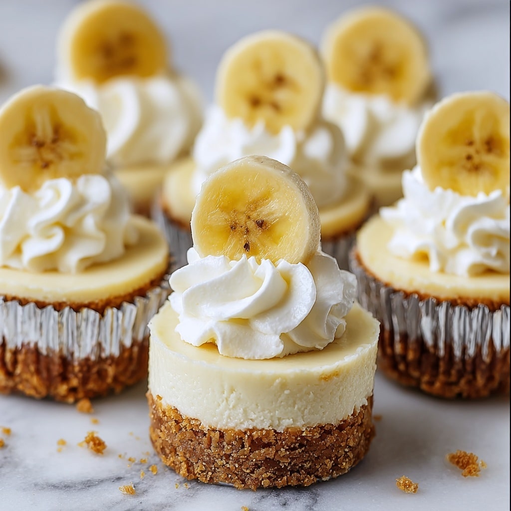 Mini Banana Pudding Cheesecakes Recipe - Recipe Image