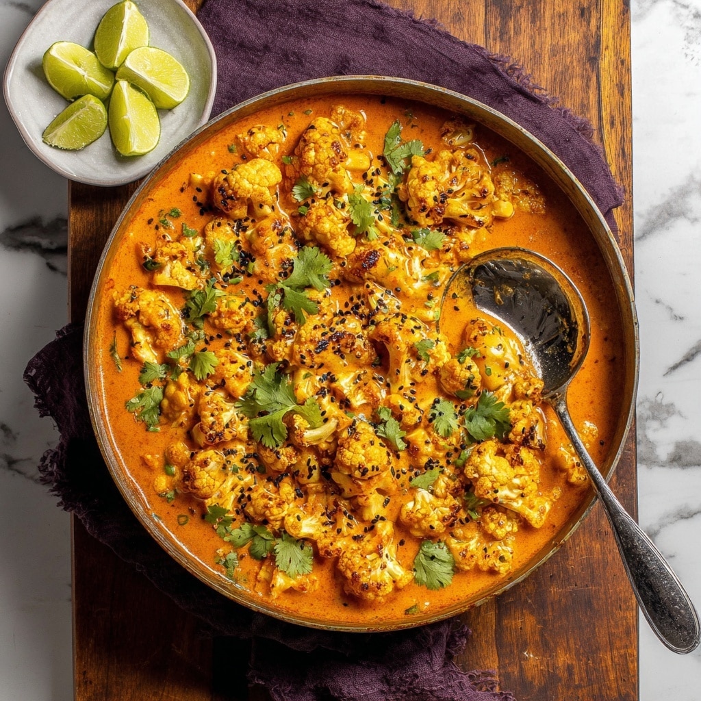 Spice-Roasted Cauliflower in Coconut Tomato Sauce with Lentils Recipe - Recipe Image