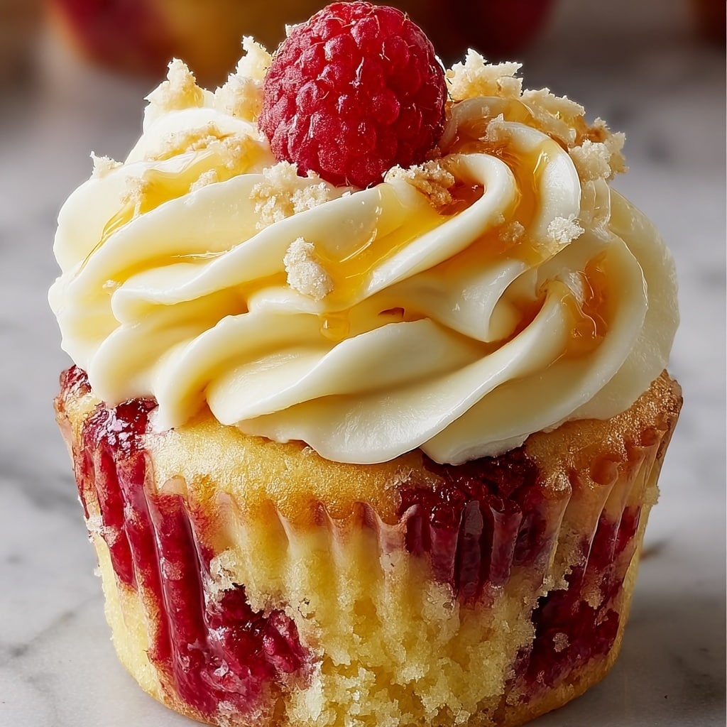 Raspberry Lemon Heaven Cupcakes Recipe - Recipe Image