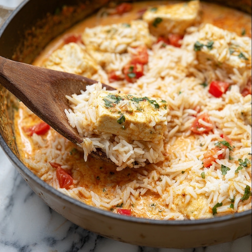 Easy One Pot Queso Chicken and Rice Recipe - Recipe Image