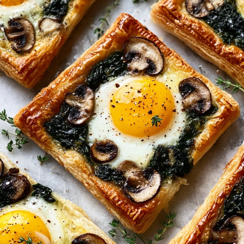 Feta Mushroom Brunch Squares Recipe - Recipe Image
