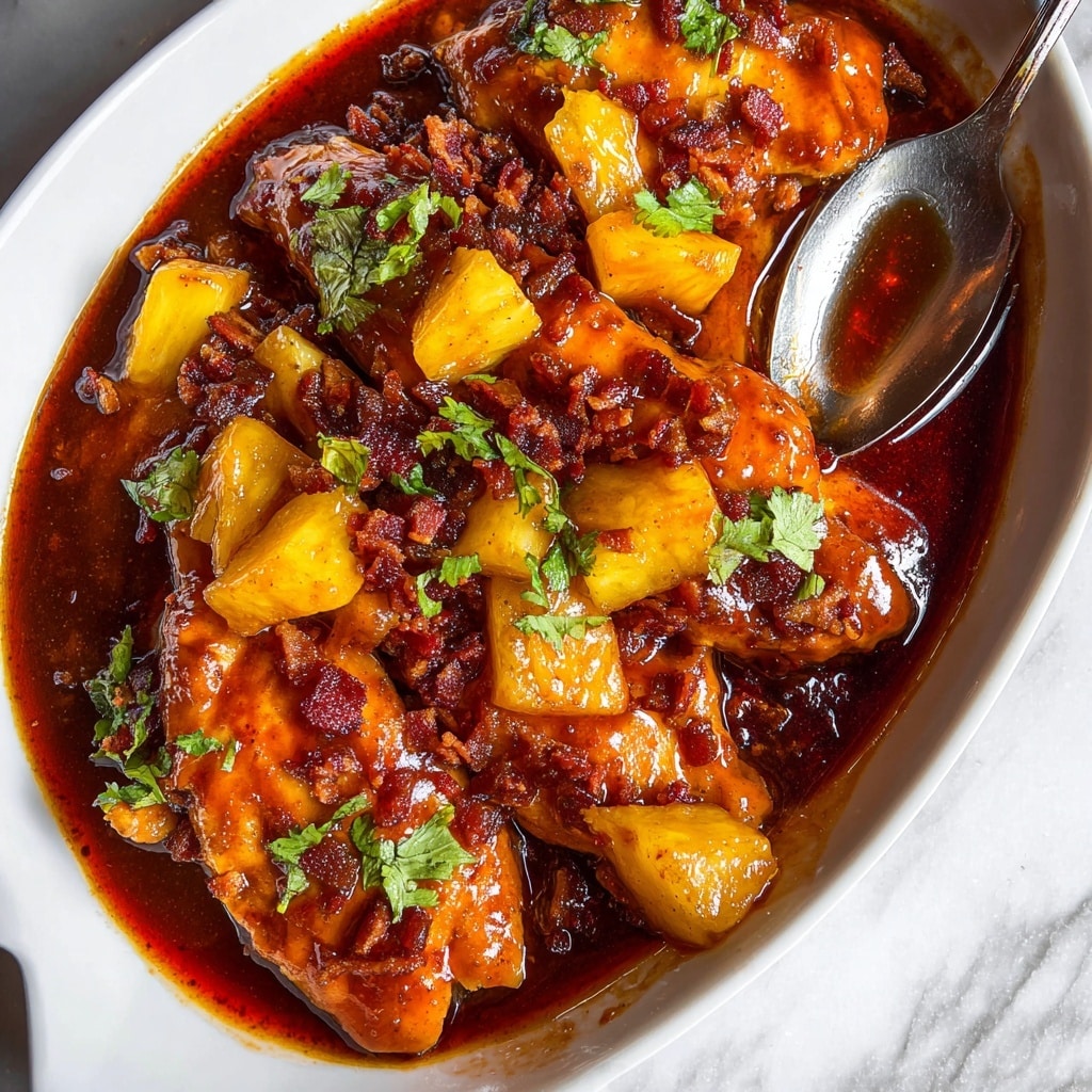 Pineapple BBQ Baked Chicken Breast Recipe - Recipe Image