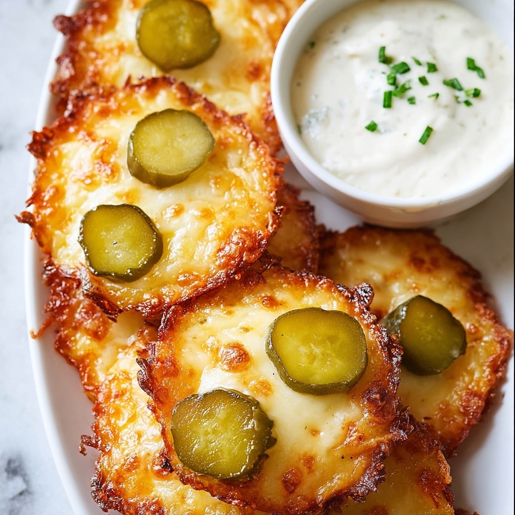 Cheesy Pickle Chips Recipe - Recipe Image