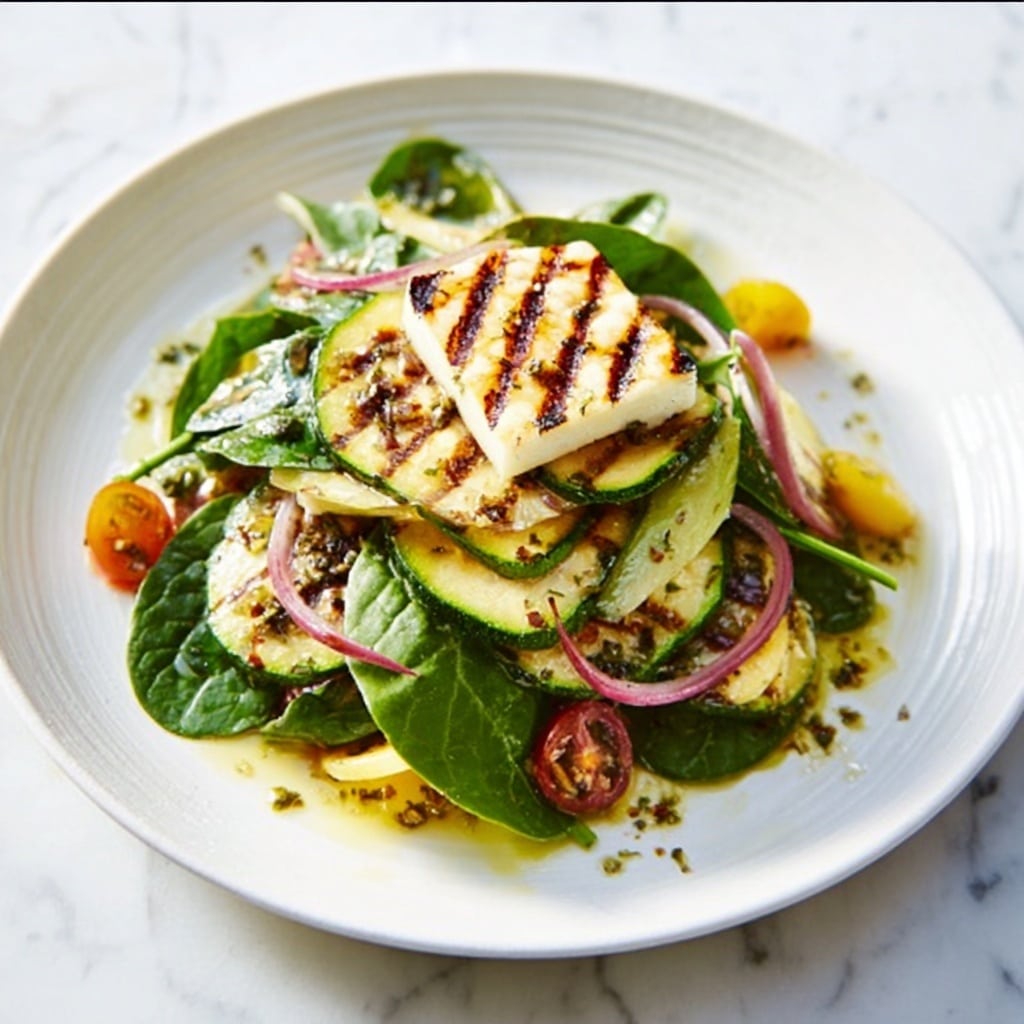 Grilled Vegetable and Halloumi Stack Recipe - Recipe Image