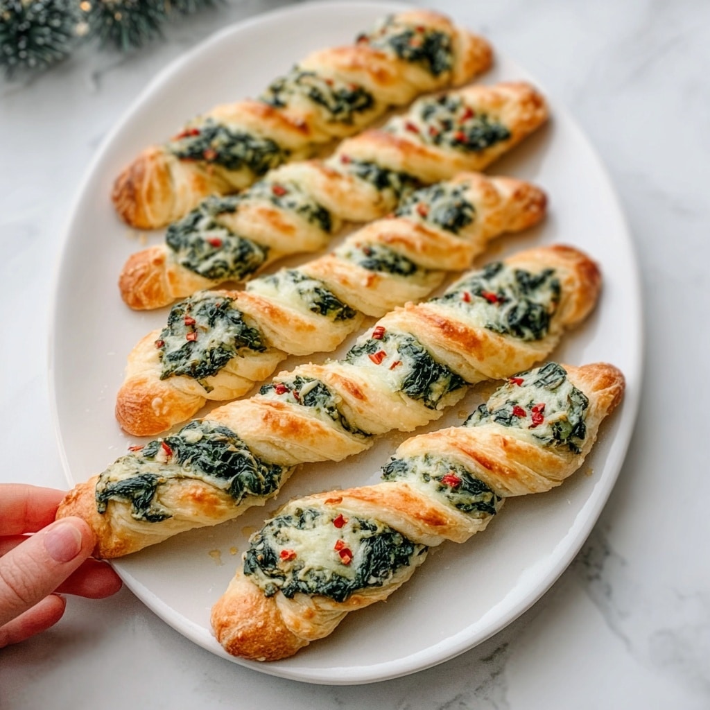 Spinach and Cheese Stuffed Crescent Rolls Recipe - Recipe Image