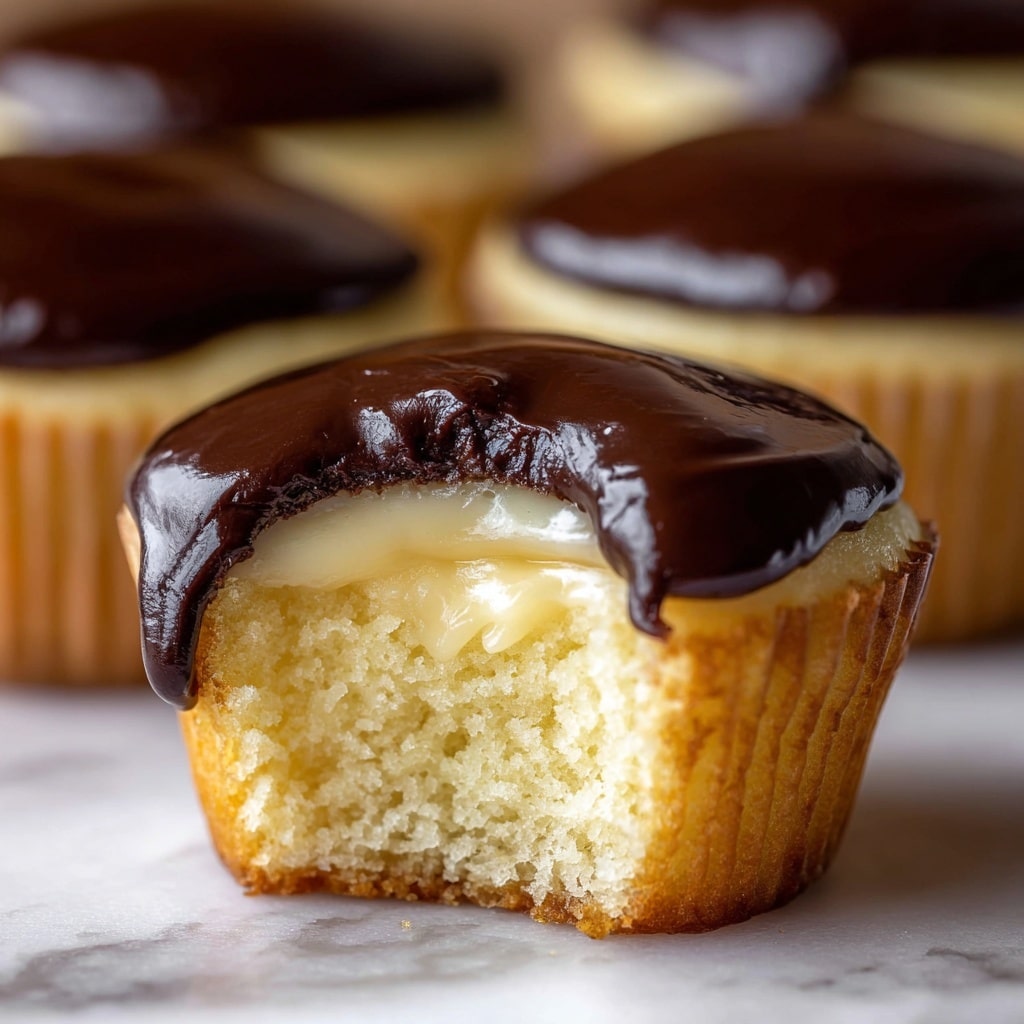 Boston Cream Pie Cupcakes Recipe - Recipe Image
