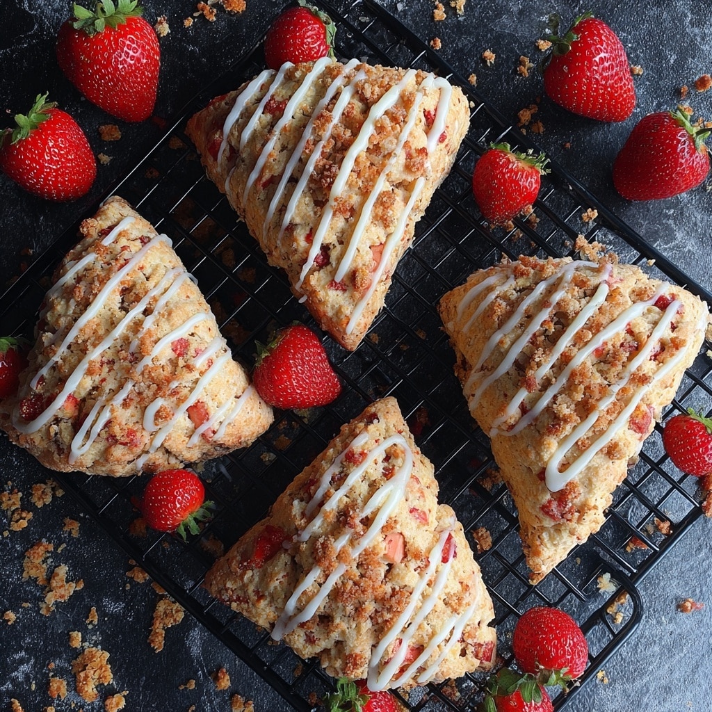 Strawberry Shortcake Scones Recipe - Recipe Image