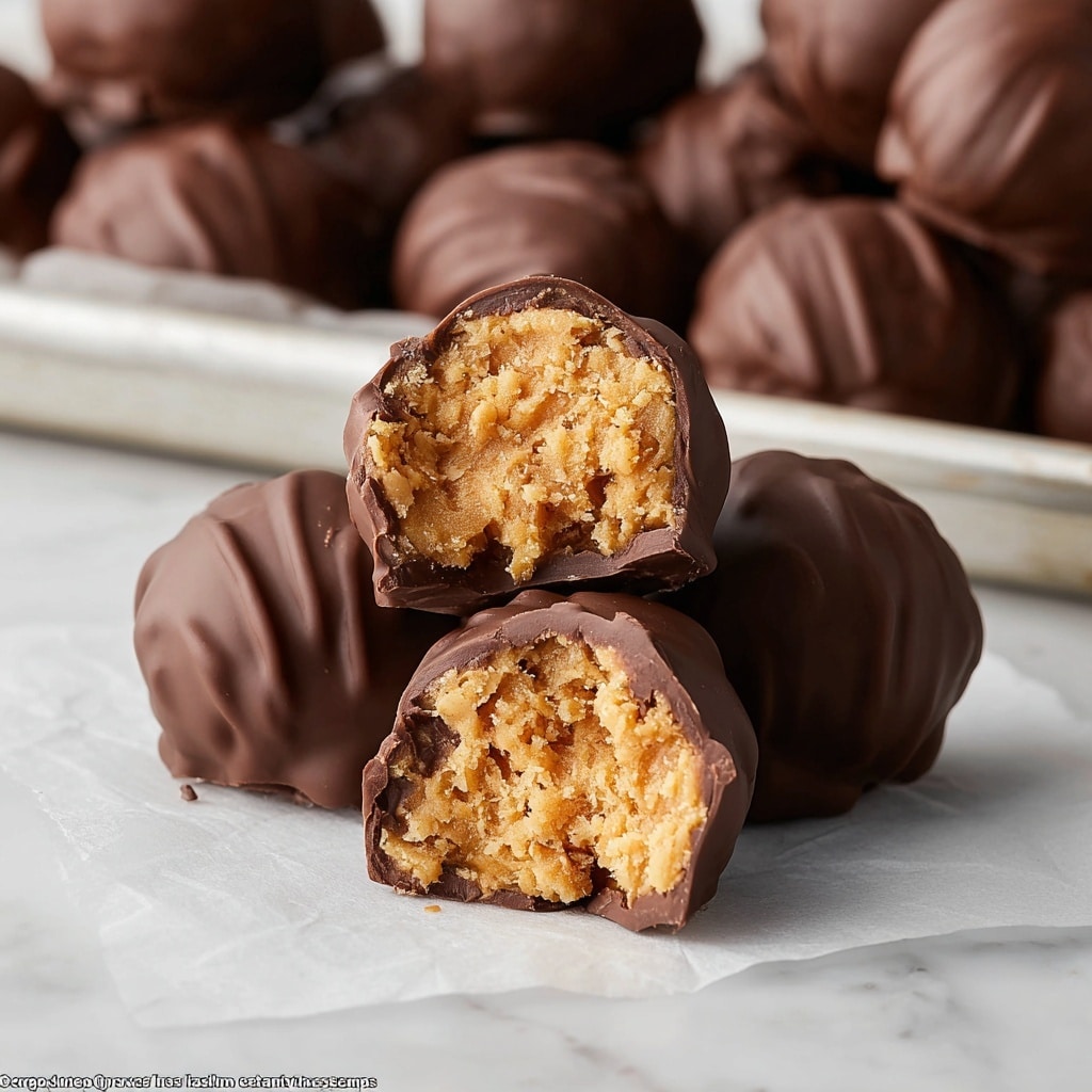 Peanut Butter Balls with Rice Krispies Recipe - Recipe Image