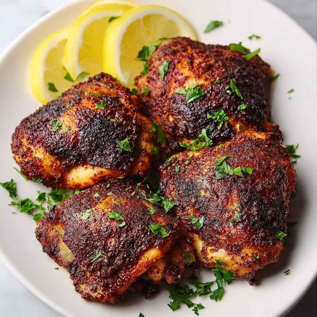 Air Fryer Chicken Thighs Recipe - Recipe Image