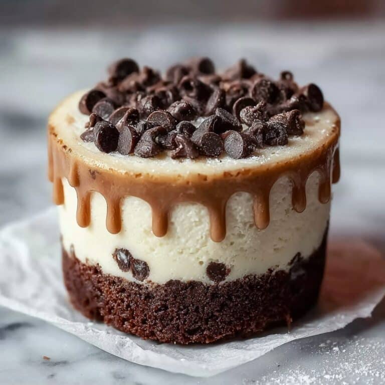 Brownie Bottom Mini Cheesecakes Recipe