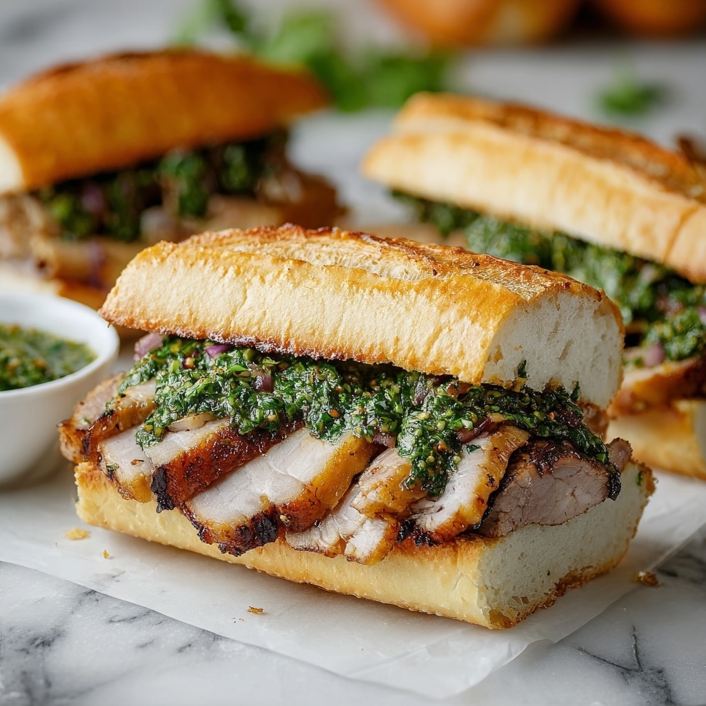 Porchetta Sandwiches with Garlic Herb Mayo Recipe