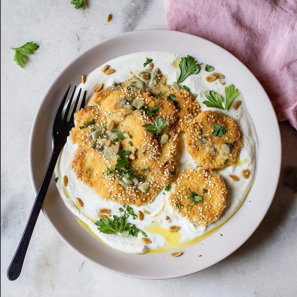 Dukkah-Crusted Fried Cauliflower Steaks Recipe