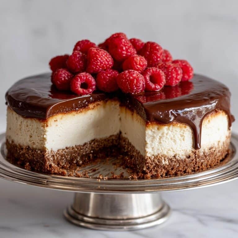 Chocolate Ganache Cheesecake Recipe