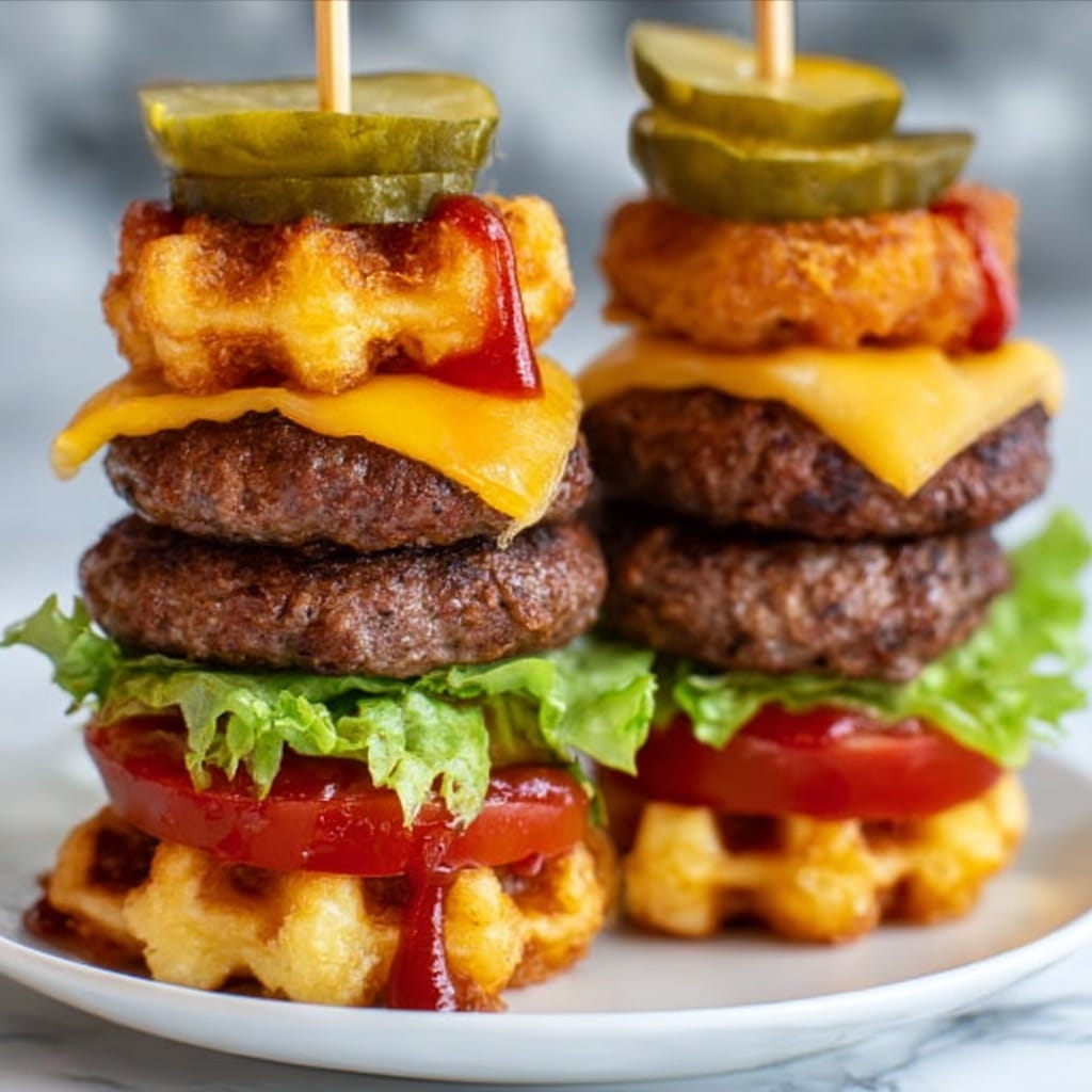 Mini Tater Tot Cheeseburgers Recipe