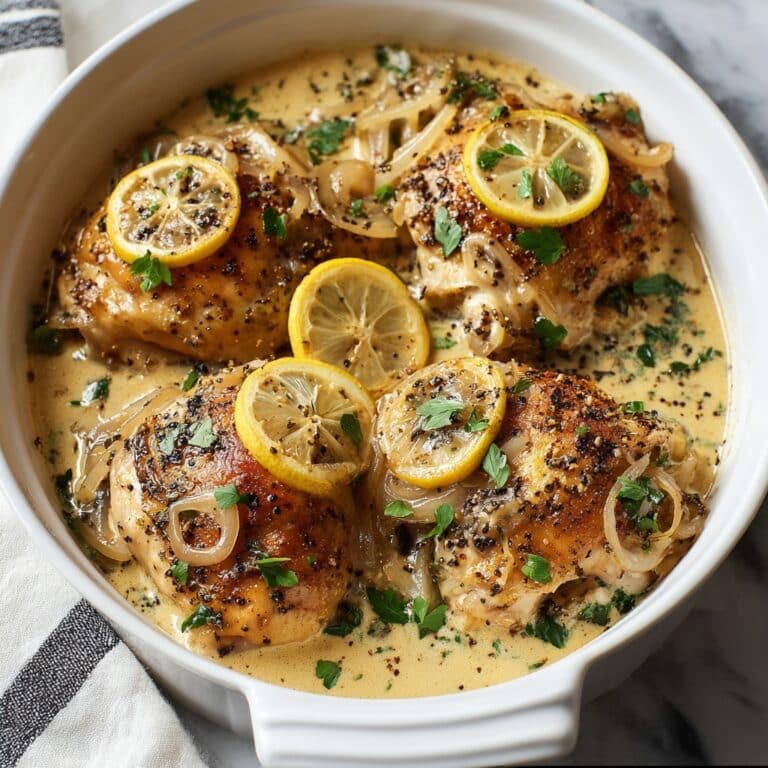 Slow Cooker Lemon Garlic Chicken Recipe