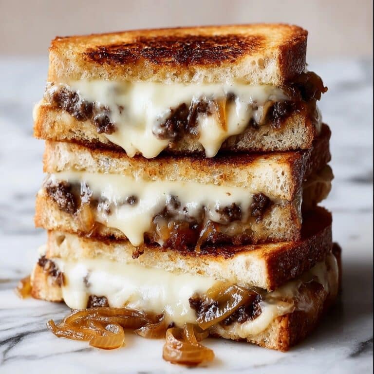 Patty Melt Recipe with Caramelized Onions and Swiss Cheese Recipe