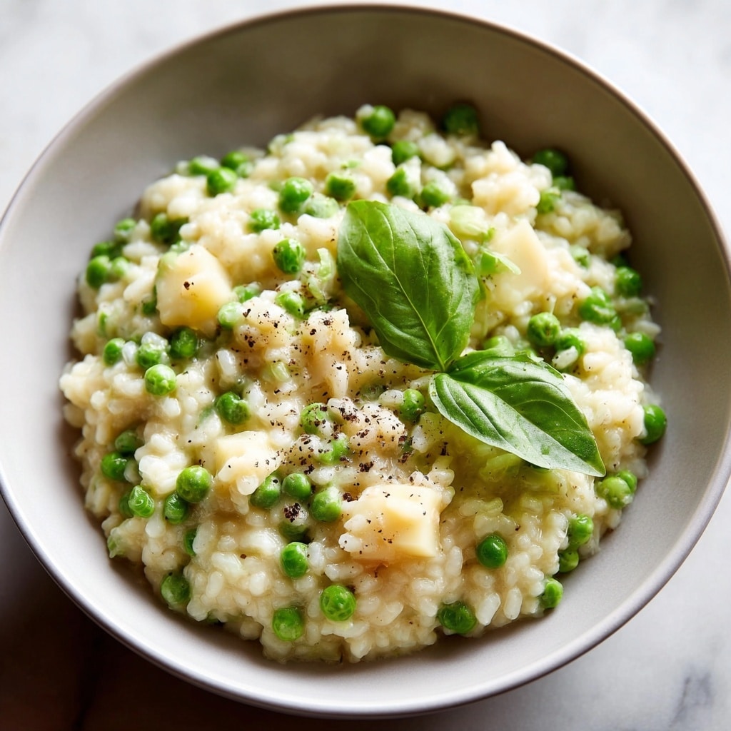Fresh Pea Risotto Recipe