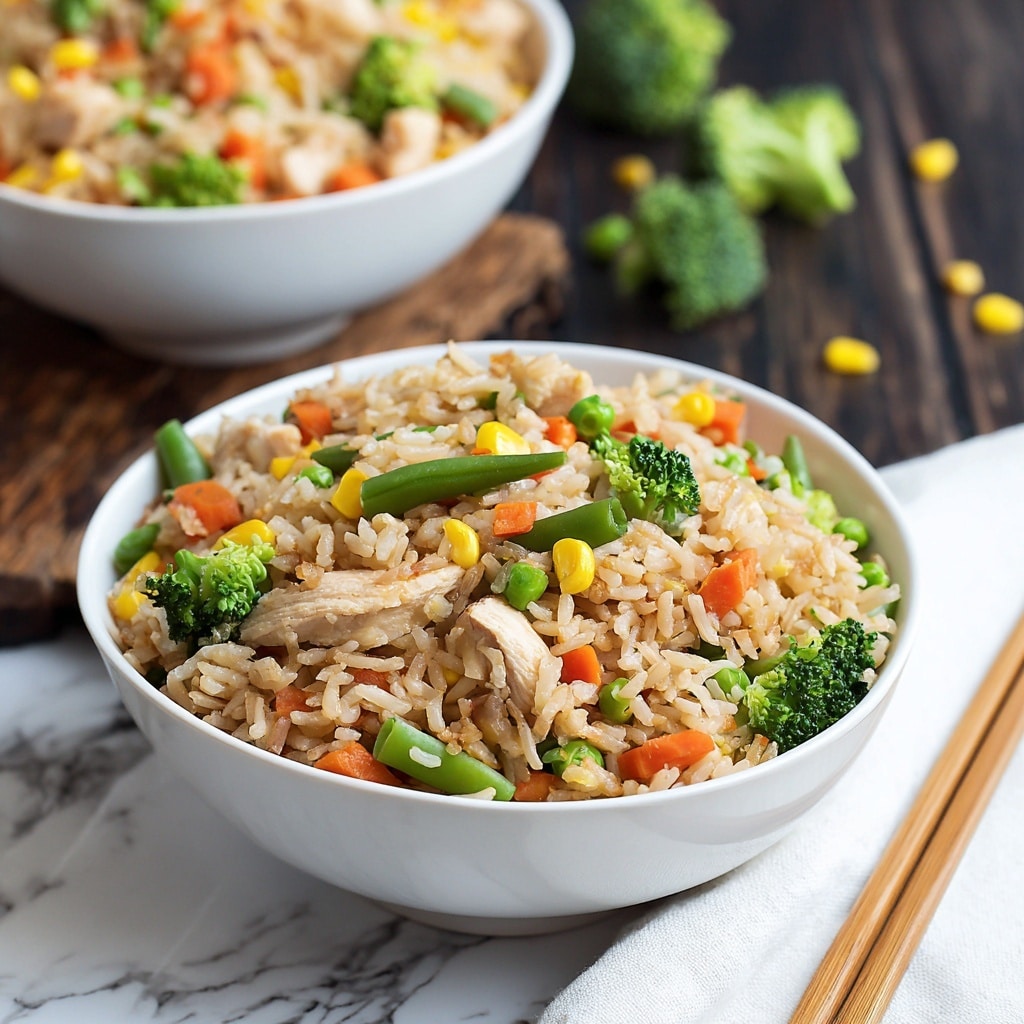 Chicken and Vegetable Fried Rice Recipe