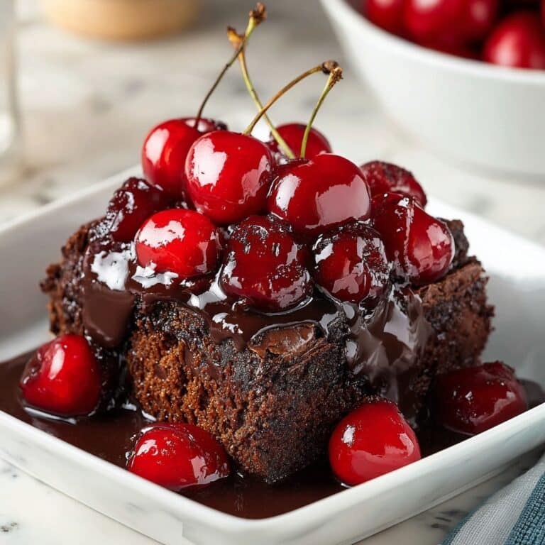 Chocolate Cherry Dump Cake Recipe