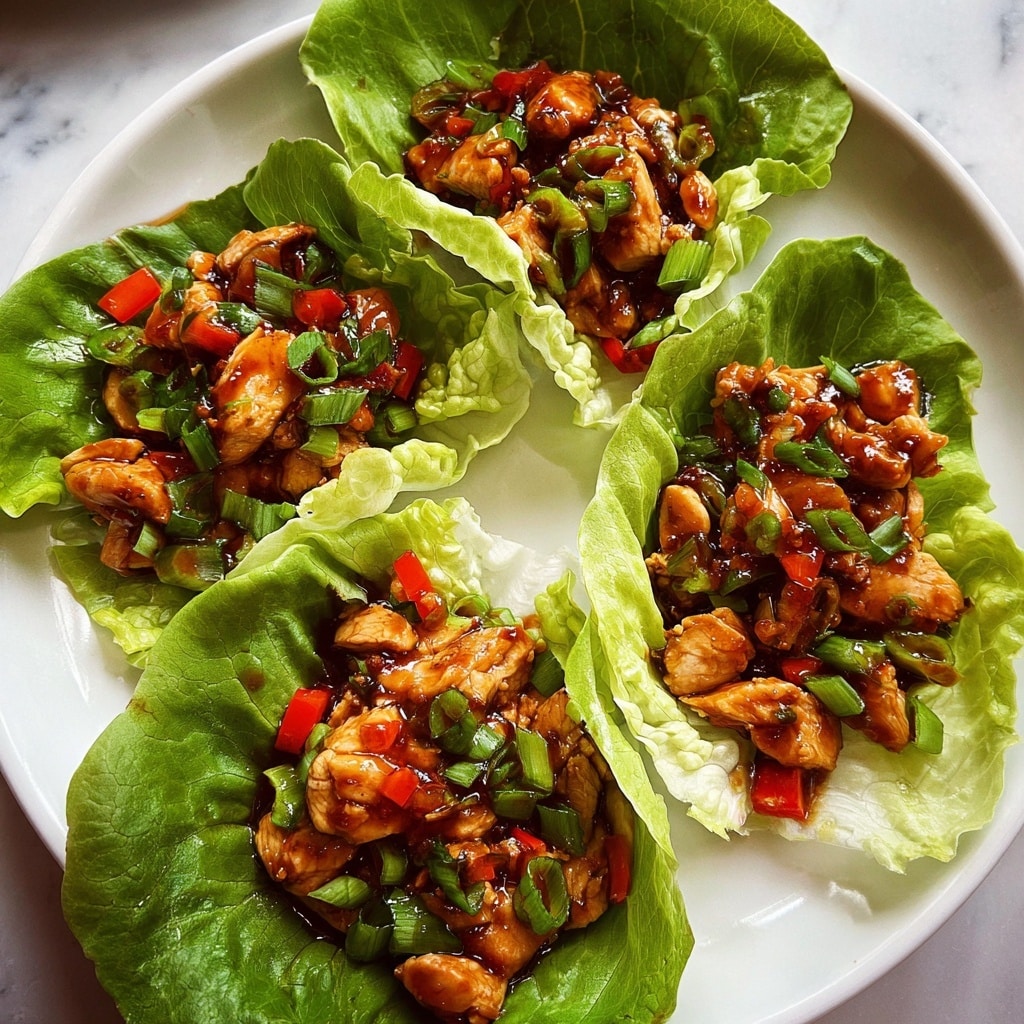 Thai Chicken Lettuce Wraps Recipe