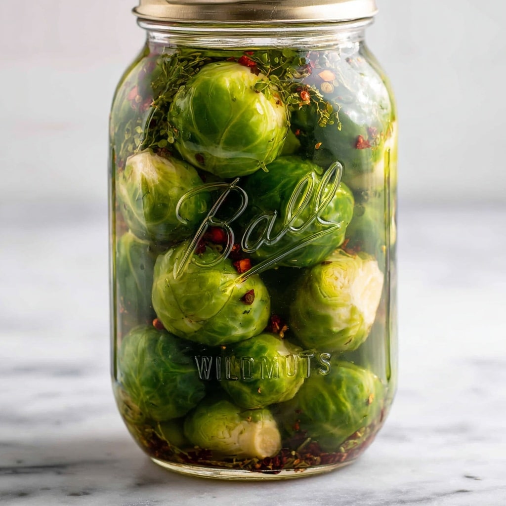 Pickled Brussels Sprouts (Frog Balls) Recipe - Recipe Image