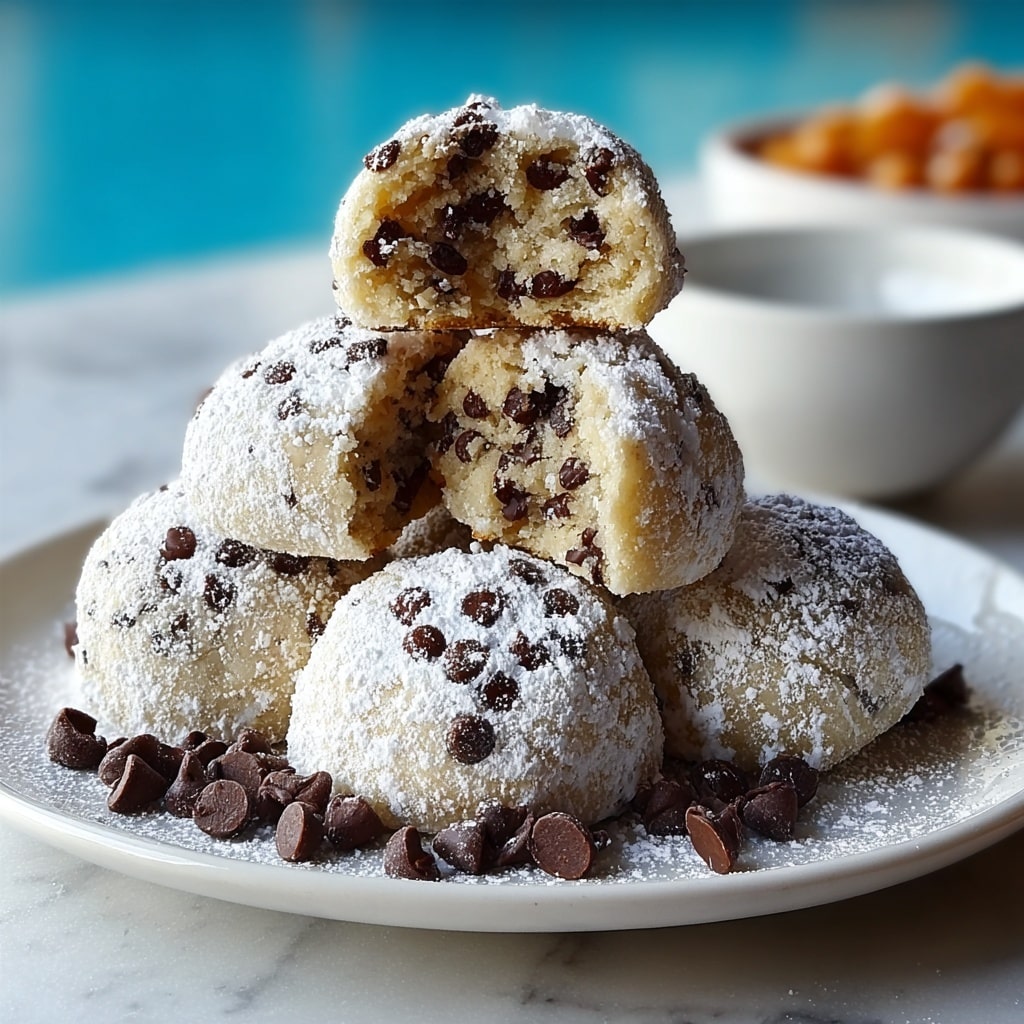 Chocolate Chip Snowball Cookies Recipe - Recipe Image