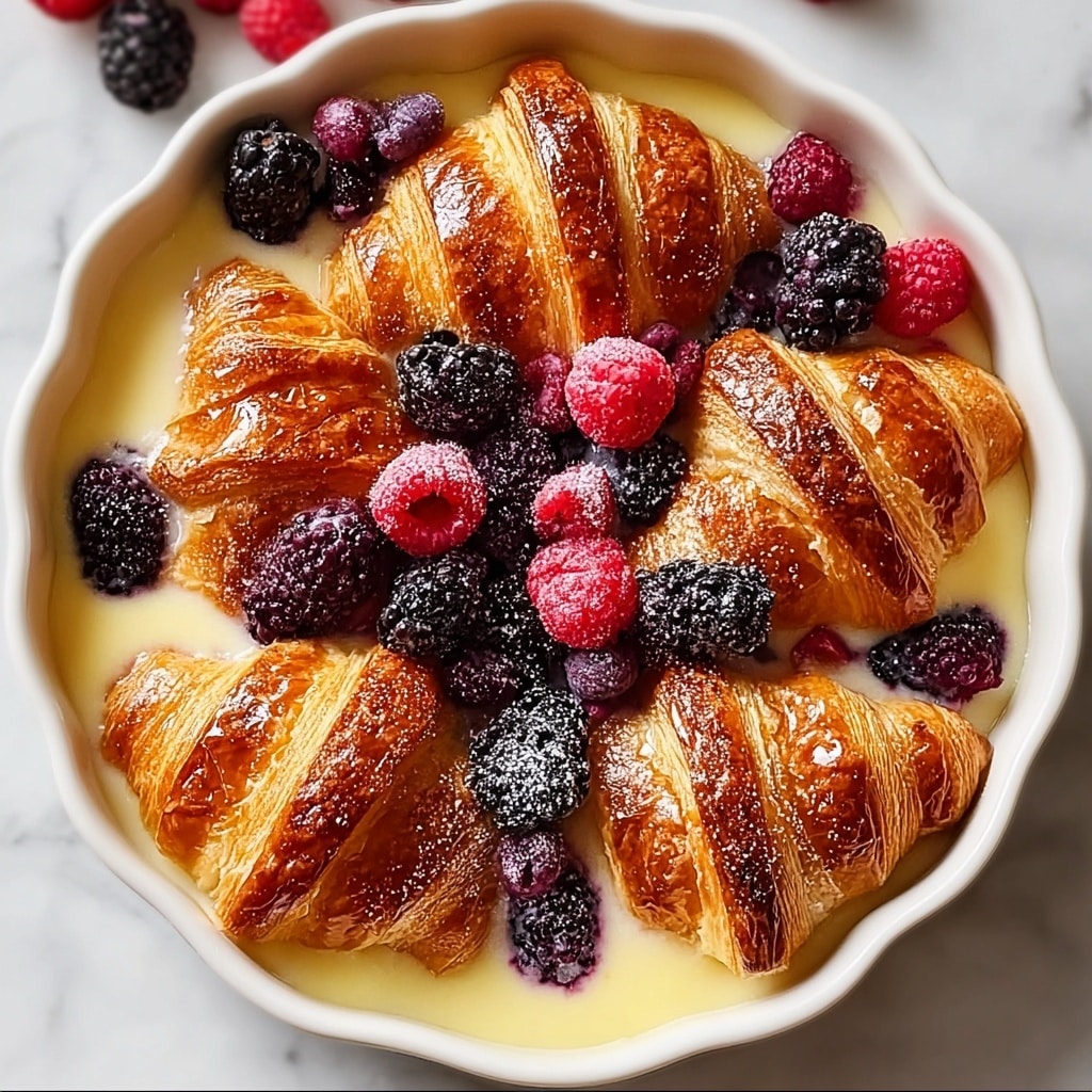 Berry Croissant Breakfast Bake – Easy 25-Minute Delight Recipe - Recipe Image