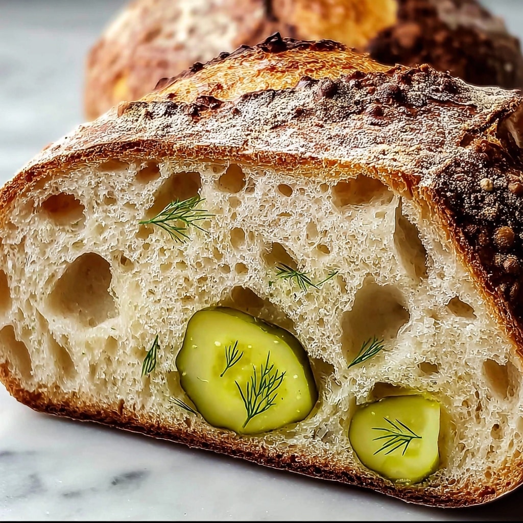 Tangy Dill Pickle Sourdough Bread Recipe