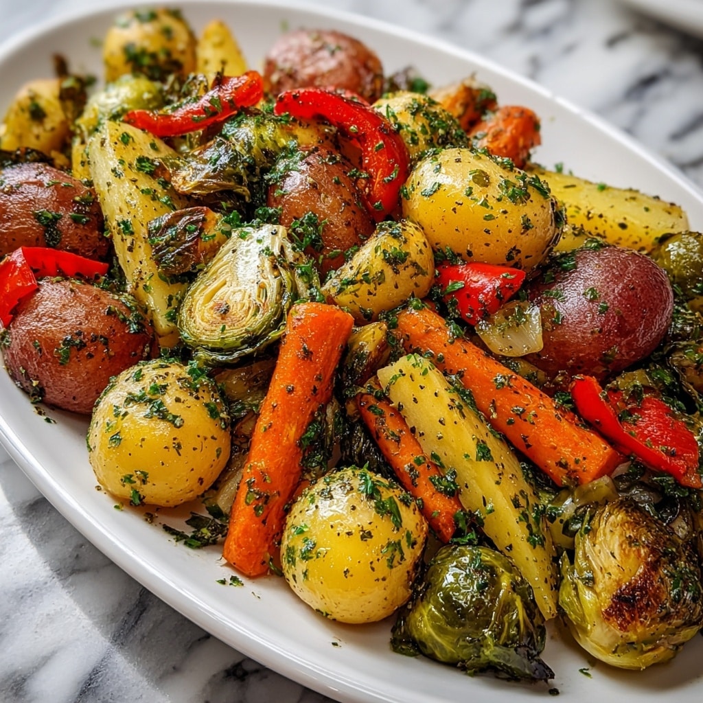 Cowboy Butter Roasted Vegetables: Crispy, Creamy Bliss! Recipe - Recipe Image