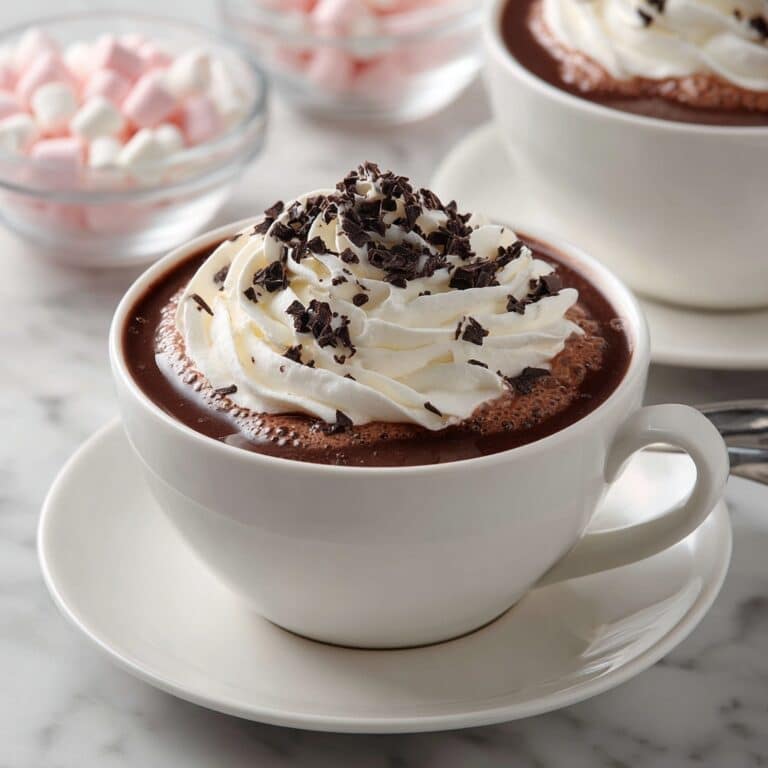 Rich Homemade Hot Chocolate Recipe