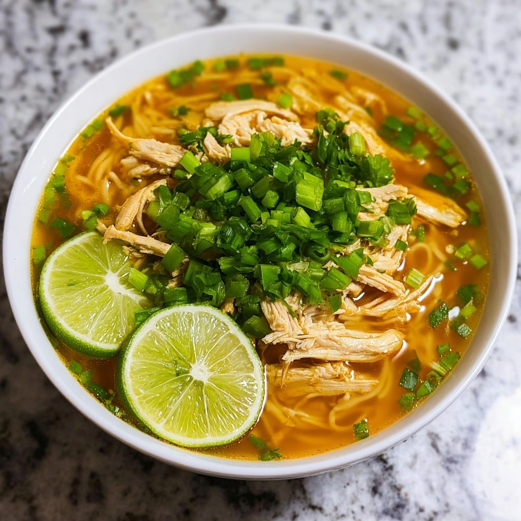 Asian Chicken Noodle Soup Recipe
