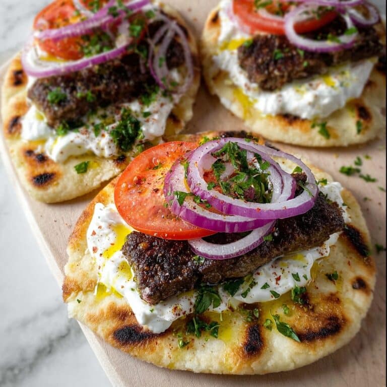 Juicy Oven-Baked Kebabs with Sumac Onions and Garlic Yoghurt Recipe