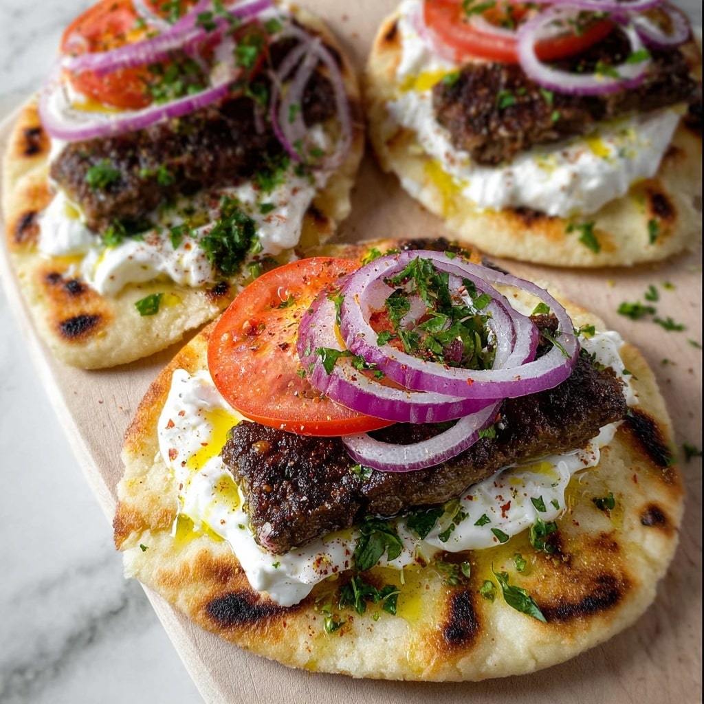 Juicy Oven-Baked Kebabs with Sumac Onions and Garlic Yoghurt Recipe