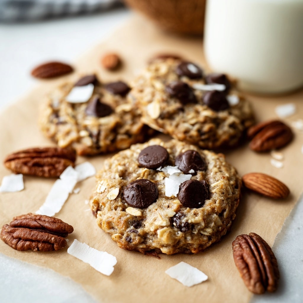 Chocolate Pecan Coconut Cookies Recipe