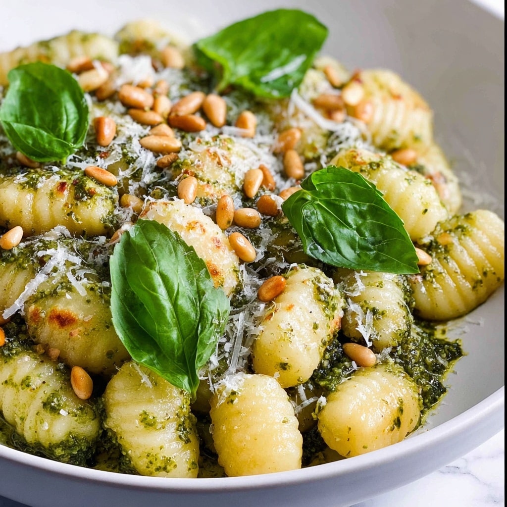 Creamy Chicken Pesto Gnocchi Recipe - Recipe Image