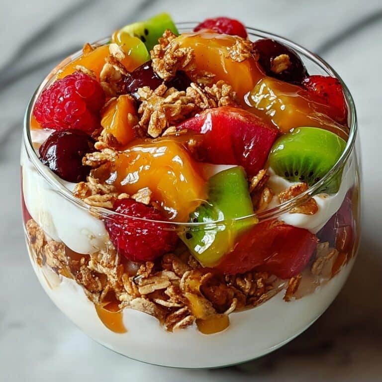 Caramel Crunch Cheesecake Fruit Salad Recipe