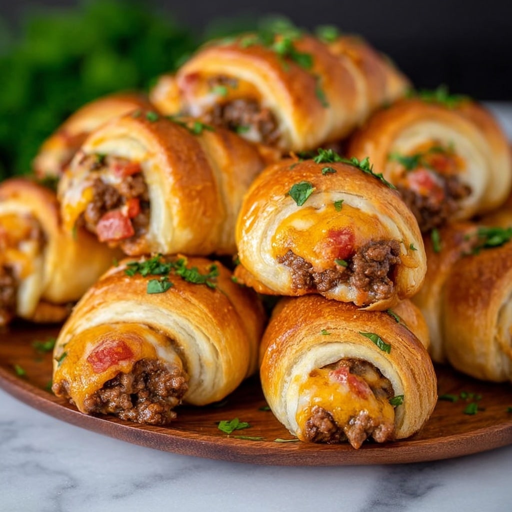 Rotel Sausage & Cream Cheese Crescents Recipe