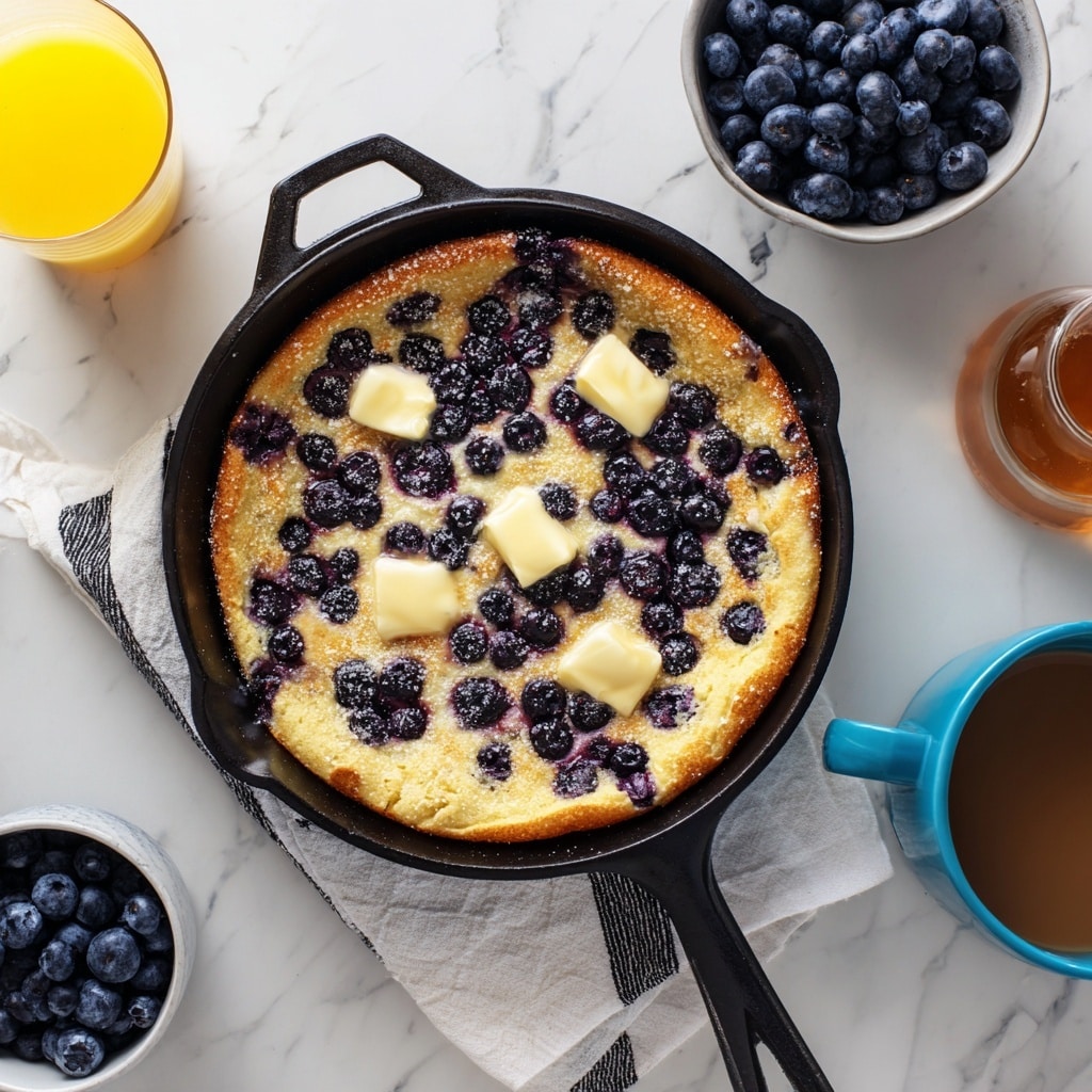 Crispy, Fluffy Oven-Baked Skillet Pancake Recipe