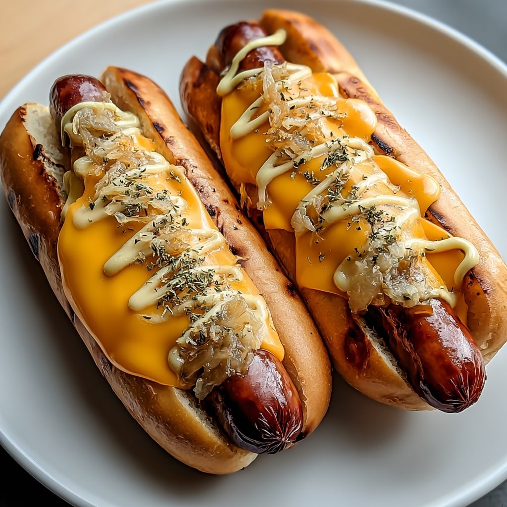 Air Fryer Grilled Cheese Hot Dogs Recipe - Recipe Image