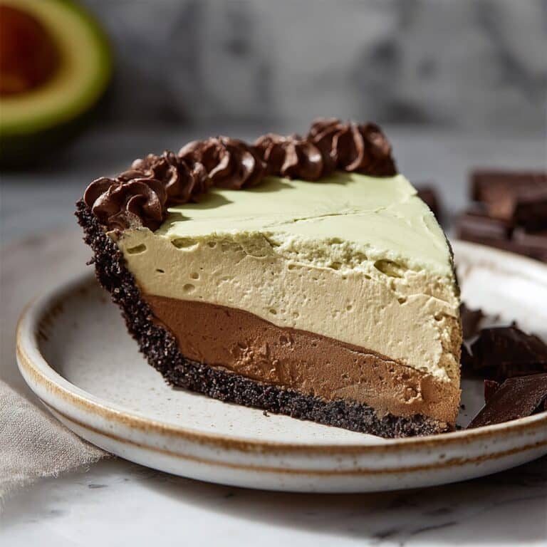 Chocolate Avocado Pie Recipe